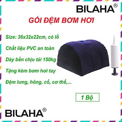 Gối Tựa Lưng Bơm Hơi Bằng Pvc Dành Cho Cặp Đôi Chơi Game, Ghế Bơm Hơi Tình Yêu (Chọn Mẫu Màu Xanh Đen Hoặc Màu Cam)