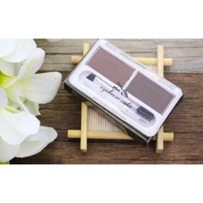 Bột kẻ mày 2 ngăn Mira No.1 tặng kèm móc khoá 