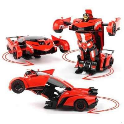 Xe Ô Tô Điều Khiển Từ Xa, Xe Ô Tô Biến Hình Thành Robot, Đồ Chơi Thông Minh, Đồ Chơi Trẻ Em HT SYS