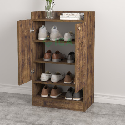 Tủ Giầy Multi 4F Màu Gỗ Cháy - GP108.08