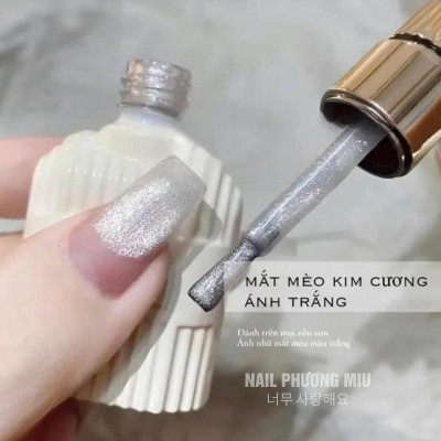 Sơn Gel Mắt Mèo Ánh Trăng Kim Cương Milan Pha Lê Vendeeni Chai 15ml, Đậm Mướt Độ Bóng Cao, Bền Màu Chuyên Dùng Làm Nail, Không Ố Móng Nail Phương Miu