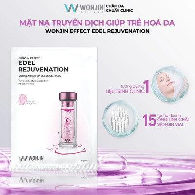 Combo 10 Mặt Nạ Truyền Dịch Nâng Cơ Trẻ Hóa Da WonJin Effect Edel Rejuvenation Mask 30g