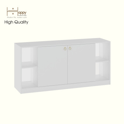 HAPPY FURNITURE , Tủ lưu trữ 2 cửa mở - MERI , TLT_057 , 150cm x 40cm x 70cm DxRxC