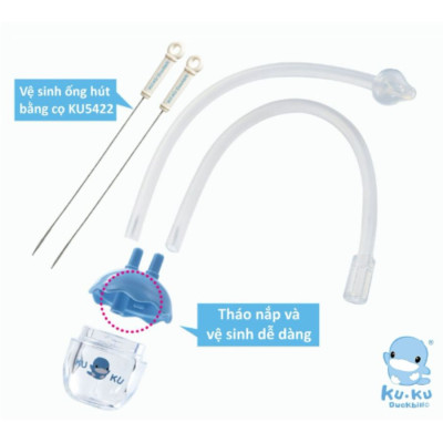 Bộ 2 Cọ Vệ Sinh Dụng Cụ Hút Mũi Kuku KU5422