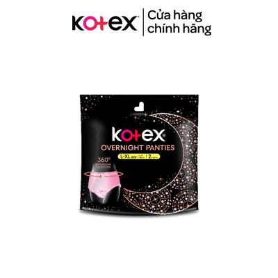 1 gói BVS Kotex Ban Đêm Dạng Quần cỡ L/XL 2 miếng