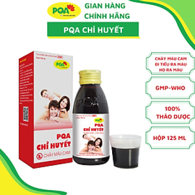 Chỉ Huyết PQA Thành Phần Từ Thiên Nhiên Hỗ Trợ Thanh Nhiệt, Cầm Máu Và Hạn Chế Xuất Huyết Hộp 125ml