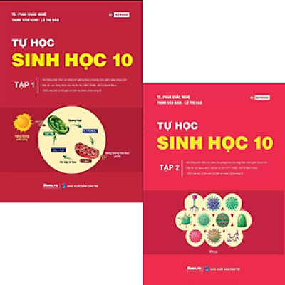 Sách - Tự Học Sinh Học 10 - Tập 1 + 2 (Moon)