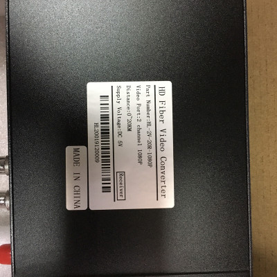 Bộ chuyển đổi video sang quang 2 kênh GNETCOM HL-2V-20T/R-1080P (2 thiết bị,2 adapter) - Hàng Chính Hãng