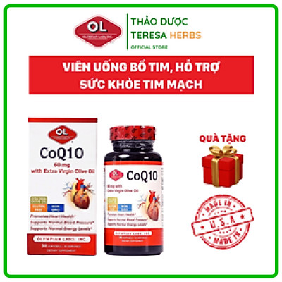 CoQ10 – Hỗ trợ sức khỏe tim mạch và huyết áp Olympian Labs