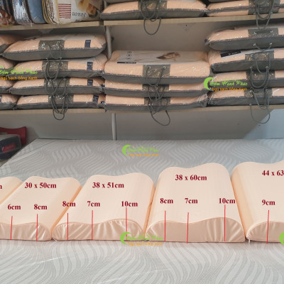 Gối Cao Su Liên Á Contour , Chống Ngáy - Cao Su Thiên Nhiên 100%
