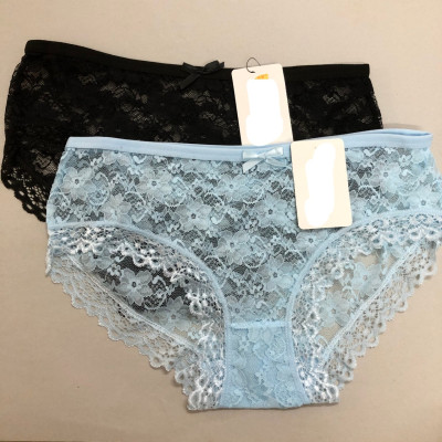 Combo 10 Quần Lót Nữ Ren. Trộn màu ngẫu nhiên - Freesize từ 50kg -62kg