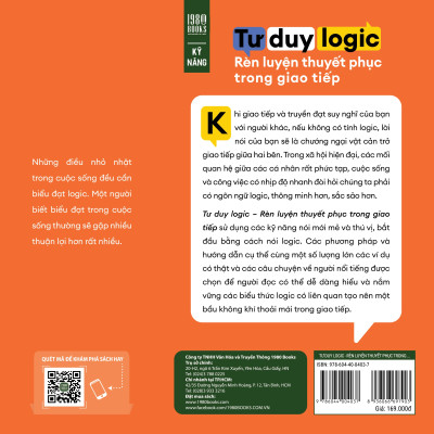 Sách - Tư Duy Logic Rèn Luyện Thuyết Phục Trong Giao Tiếp - Lưu Lâm