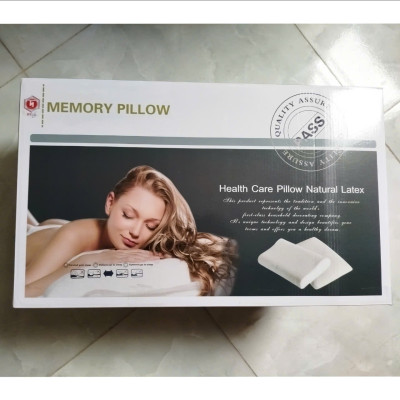Gối Ngủ Cao Su Non Memory Foam Pillow HT SYS - Vạn Phúc - Gối Ngủ Trị Liệu - 50cmx30cm - Đem đến những giấc mơ tuyệt đẹp