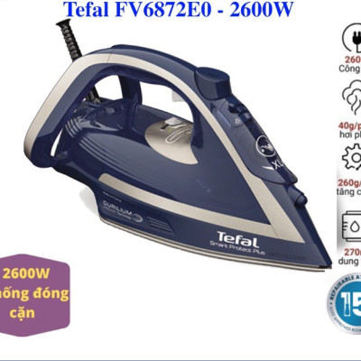 Bàn ủi hơi nước Tefal Smart Protect Plus FV6872E0 - 2800W - Hàng chính hãng