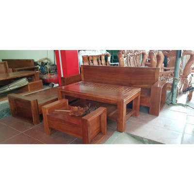 Bàn ghế gỗ tiếp khách giá thật