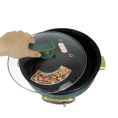 Nồi Lẩu Điện SOWUN SW6020 5L. Đế Tách Rời Chống Dính Có Thể Chiên Xào Nấu Hoặc Dùng Để Ăn Lẩu