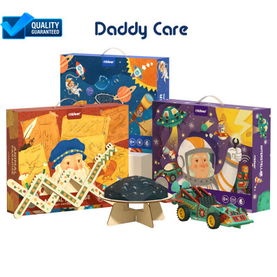 Đồ chơi lắp ráp mô hình lắp ghép robot vũ trụ, Đồ chơi khoa học Stem cho bé 5,6,7,8,9,10 tuổi Mideer stembox