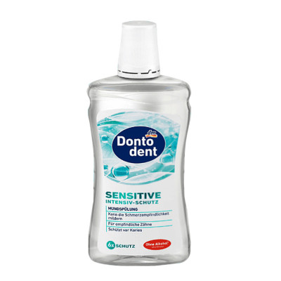 Nước súc miệng Dontodent Đức bảo vệ răng miệng, diệt khuẩn, hơi thở thơm mát 500ml