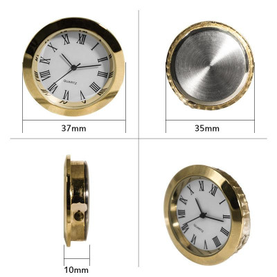 Mặt gắn đồng hồ để bàn Camry đường kính 3.7cm màu bạch kim