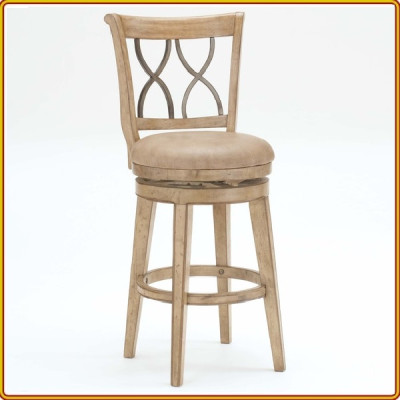 Ghế bar Tundo gỗ cao su màu vàng mặt nệm