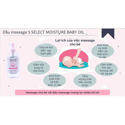 Dầu massage cho bé s select 300ml/chai