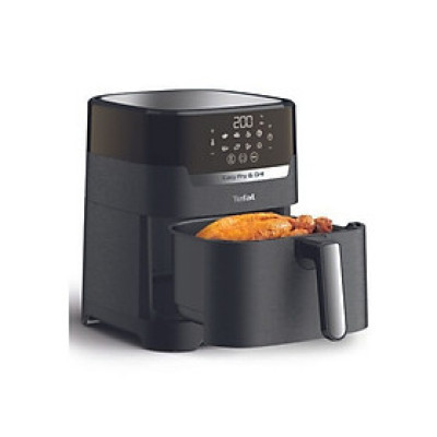 Nồi chiên, nướng không dầu điện tử Tefal 2 trong 1 EY505815, Dung tích lòng nồi 4.56L / sử dụng 4.2L /1.2kg- Hàng chính hãng