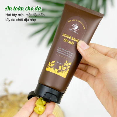 Scrub Nghệ Tẩy Tế Bào Chết Da Mặt, Giúp Sạch Da và Trắng Da Sâu Từ Bên Trong Wonmom 70g