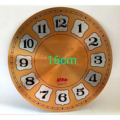 [COMBO 03 MÓN] Bộ máy đồng hồ treo tường kim trôi – Mặt nhôm D20 – Kim mã 8097 – Lắp ráp DIY