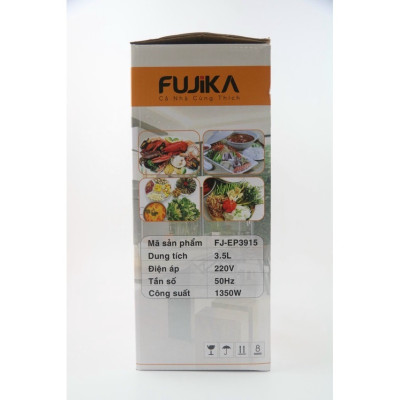 Chảo Lẩu Điện Nướng Hấp 3.5L FUJIKA FJ-EP3915 - Hàng Chính Hãng