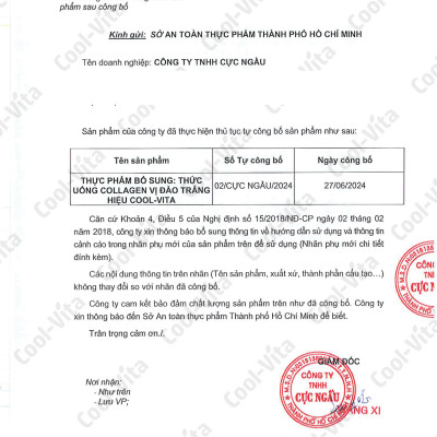 Nước Uống Collagen Peptide 3000mg Coolvita Hỗ Trợ Trẻ Hóa Sáng Da, Hỗ Trợ Dưỡng Tóc và Móng Kết Hợp Vitamin B3 (45ml× 7 túi)/hộp