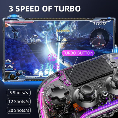 Gamepad Tay Game Không dây Bluetooth P69 RGB cho máy tính - điện thoại - máy tính bảng - hàng nhập khẩu