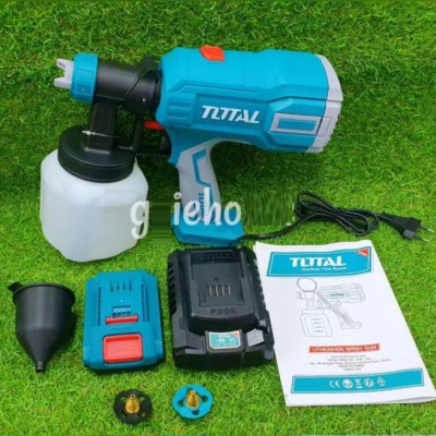 SÚNG PHUN SƠN DÙNG PIN 20V (1 PIN VÀ 1 SẠC NHANH) TOTAL TSGLI20406 - HÀNG CHÍNH HÃNG