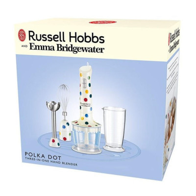 Máy Xay Cầm Tay Russell Hobbs Emma Bridgewater 24703 Polka Dot 3-in-1 Màu Kem Hàng chính hãng