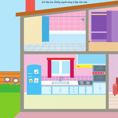 Sách - Trang Trí Ngôi Nhà - Với Gần 600 Miếng Dán Và Khuôn Hình Sáng Tạo - Bìa Cứng