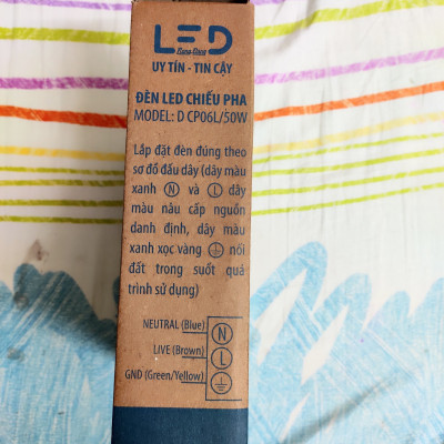 Đèn led chiếu pha 50W chính hãng Rạng Đông