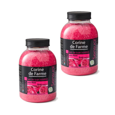 [ Tặng túi đựng mỹ phẩm ] Muối tắm thư giãn tẩy tế bào chết Corine de Farm 1.3Kg