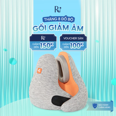 Gối Cổ Giảm Âm 4The - Noise Cancelling Pillow | Gối Cổ Du Lịch Cao Cấp Thoải Mái | 3 Màu Sắc