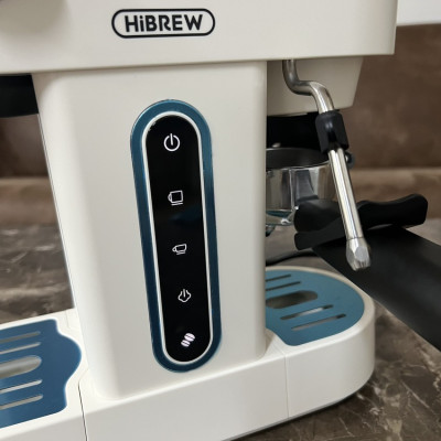 Máy Pha Cà Phê 3-trong-1 HiBREW H14 Espresso-Cappuccino-Latte Kết Hợp Máy Xay Cafe 15 Chế Độ, 1270W - Hàng Nhập Khẩu, Bảo Hành 12 Tháng