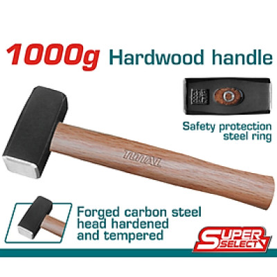 BÚA TẠ 1000G CÁN GỖ TOTAL THTW721000 - HÀNG CHÍNH HÃNG