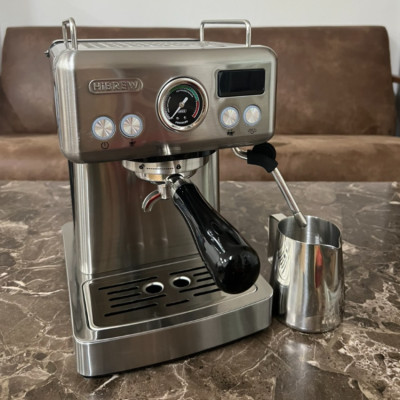 Máy Pha Cà Phê Espresso HiBREW H10A Cao Cấp Thương Hiệu Mỹ, Công suất 1350W - HÀNG NHẬP KHẨU, BẢO HÀNH 12 THÁNG