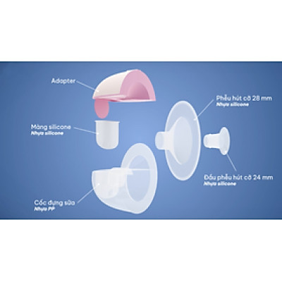 Phụ kiện Máy hút sữa điện rảnh tay không dây Fatz Baby Freemax 2