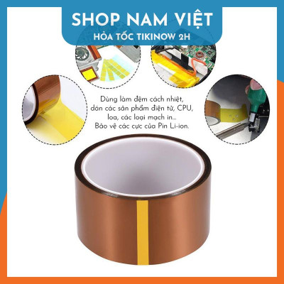 Băng Keo Cách Nhiệt, Chịu Nhiệt Độ Cao, Dán Pin và Mạch Điện Tử