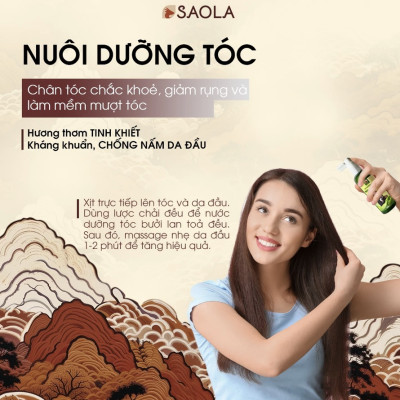 Xịt Dưỡng Tóc Tinh Dầu Bưởi, Xịt Bưởi Rừng, Giảm Rụng Tóc, Mọc Tóc, Khô Xơ Tóc, Hư Tổn Làm mượt Tóc