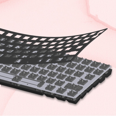 Bàn phím cơ không dây Newmen GM1080 G-Pro Silver/ G-Pro Yellow - Hàng Chính Hãng 