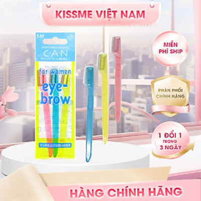 Dao Cạo Lông Mày Nữ Lưỡi Ngắn Thép Không Gỉ Kai Disposable Razor 4186