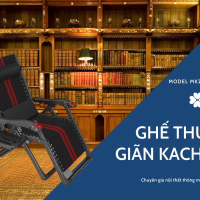 Ghế Xếp Có Massage Tay Kachi MK234 – Kèm Khay Để Ly