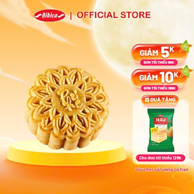 Bánh Nướng Trung Thu Bibica - Dứa Hạt Sen 0T 150g (3DS)