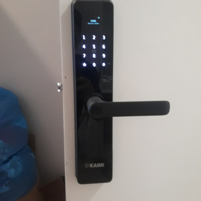 Khóa Vân Tay Kaimi BTM101 Màu Viền Đen - Hàng Chính Hãng