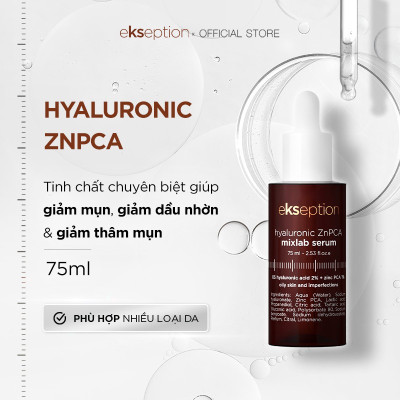 SERUM TRỊ MỤN, KIỂM SOÁT DẦU NHỜN HYALURONIC ZNPCA MIXLAB SERUM