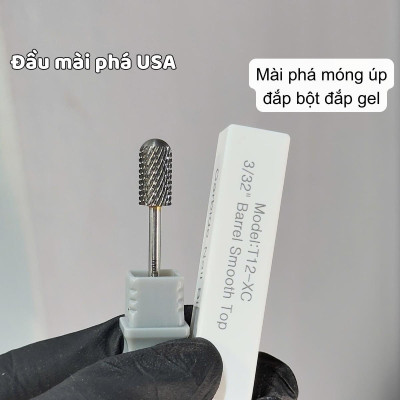 Combo 5 Đầu Mài Titan Cao Cấp Tặng Chổi, Tặng Hộp Đựng Đầu Mài, Kèm 50 Nhám Tím Mini 120/240 Làm Nail PHƯƠNG MIU, Đầu Mài Mịn